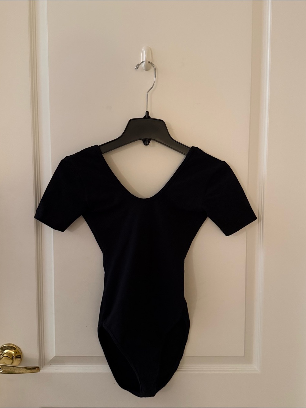 AMERICAN APPAREL Short Sleeve Scoop Back Bodysuit